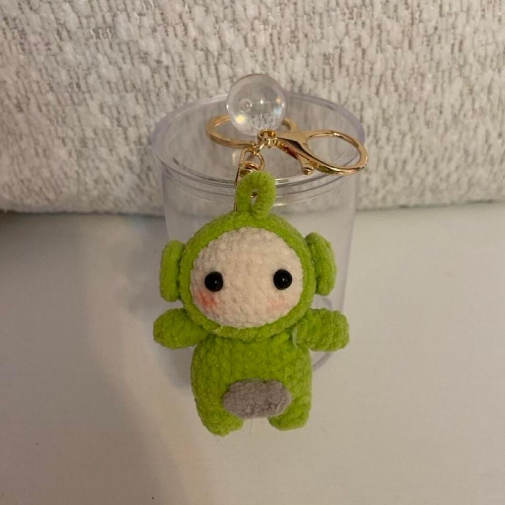 Handmade Crocheted Keychain Teletubbies